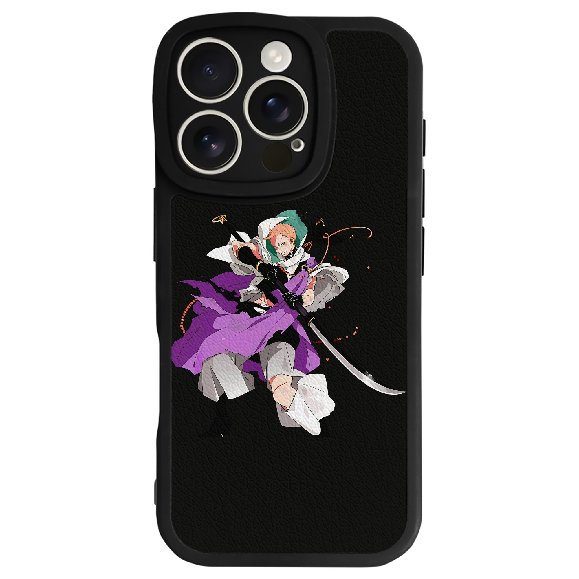（画像用） 刀剣乱舞 Touken Ranbu 【iPhone 16シリーズ対応】シリコンスマホケース（レザー調） 材質：シリコン